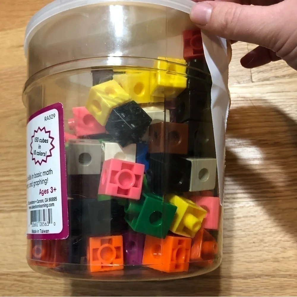 Lakeshore Learning Linking Cubes Counting Sorting Toy Activity Color